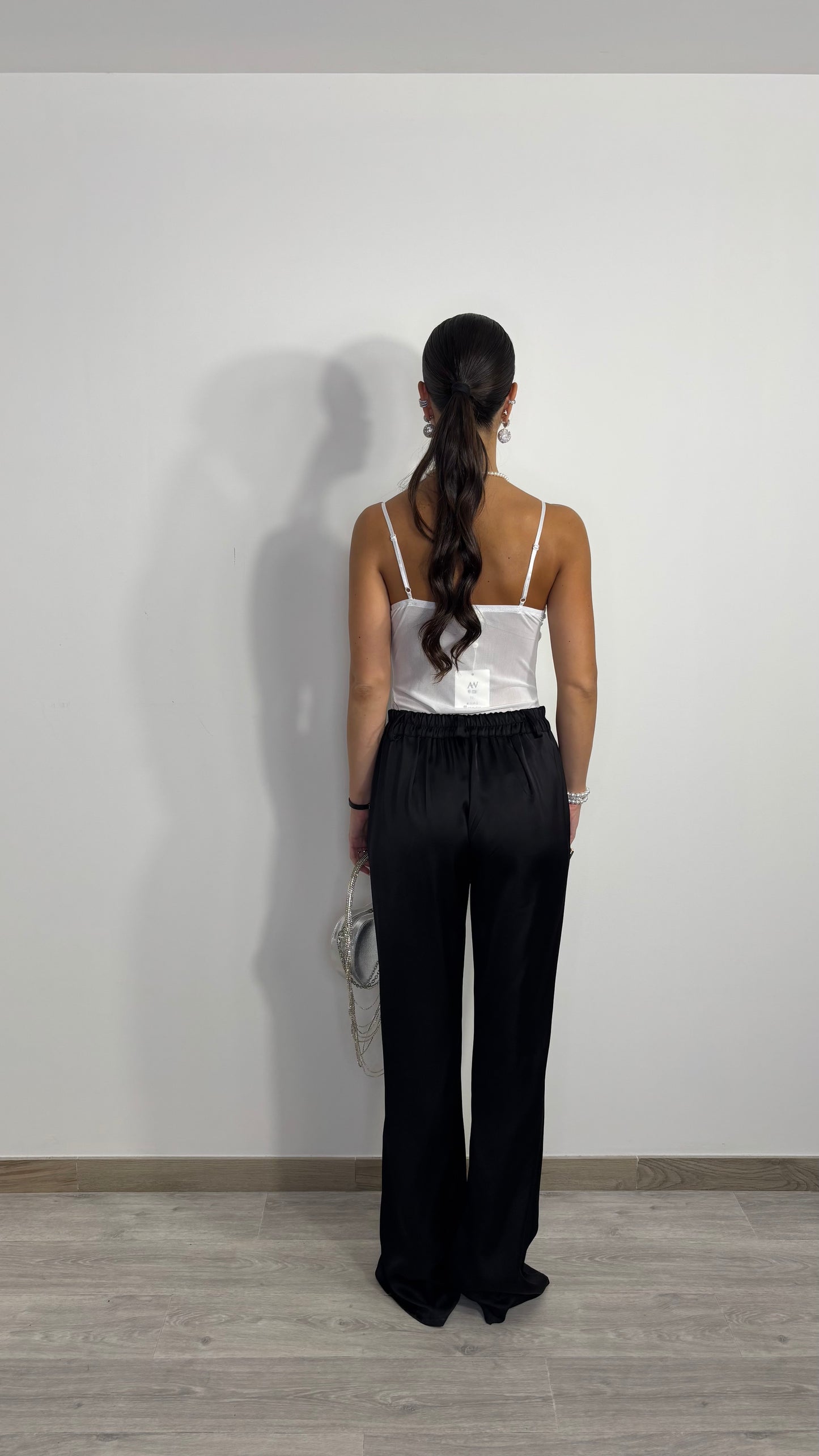 Body bianco Foglia