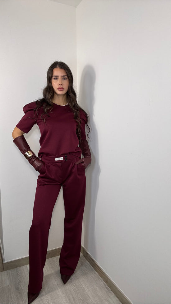 Coordinato bordeaux Susy