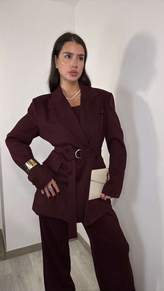 Coordinato Favola 3 pezzi Bordeaux