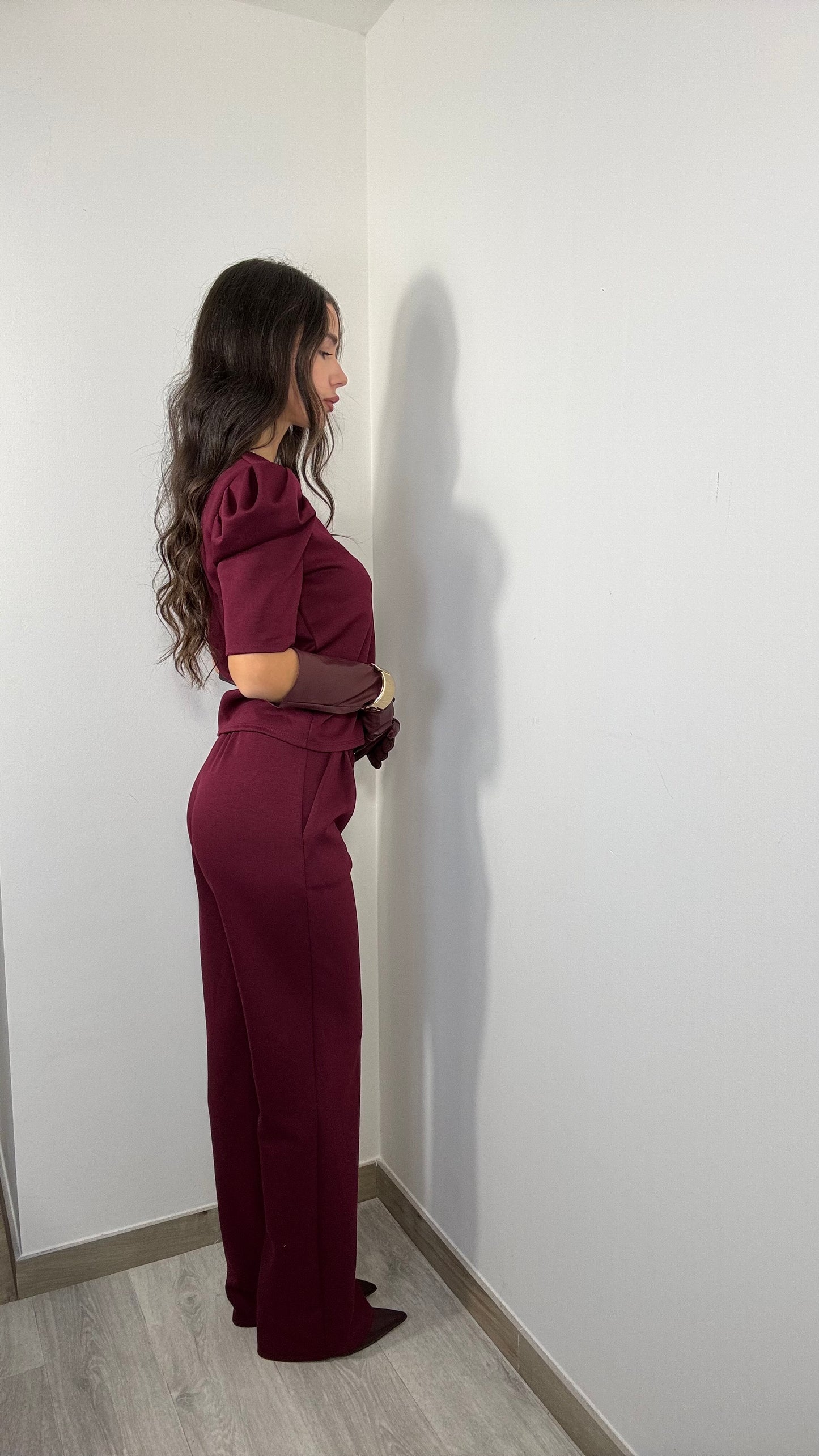 Coordinato bordeaux Susy
