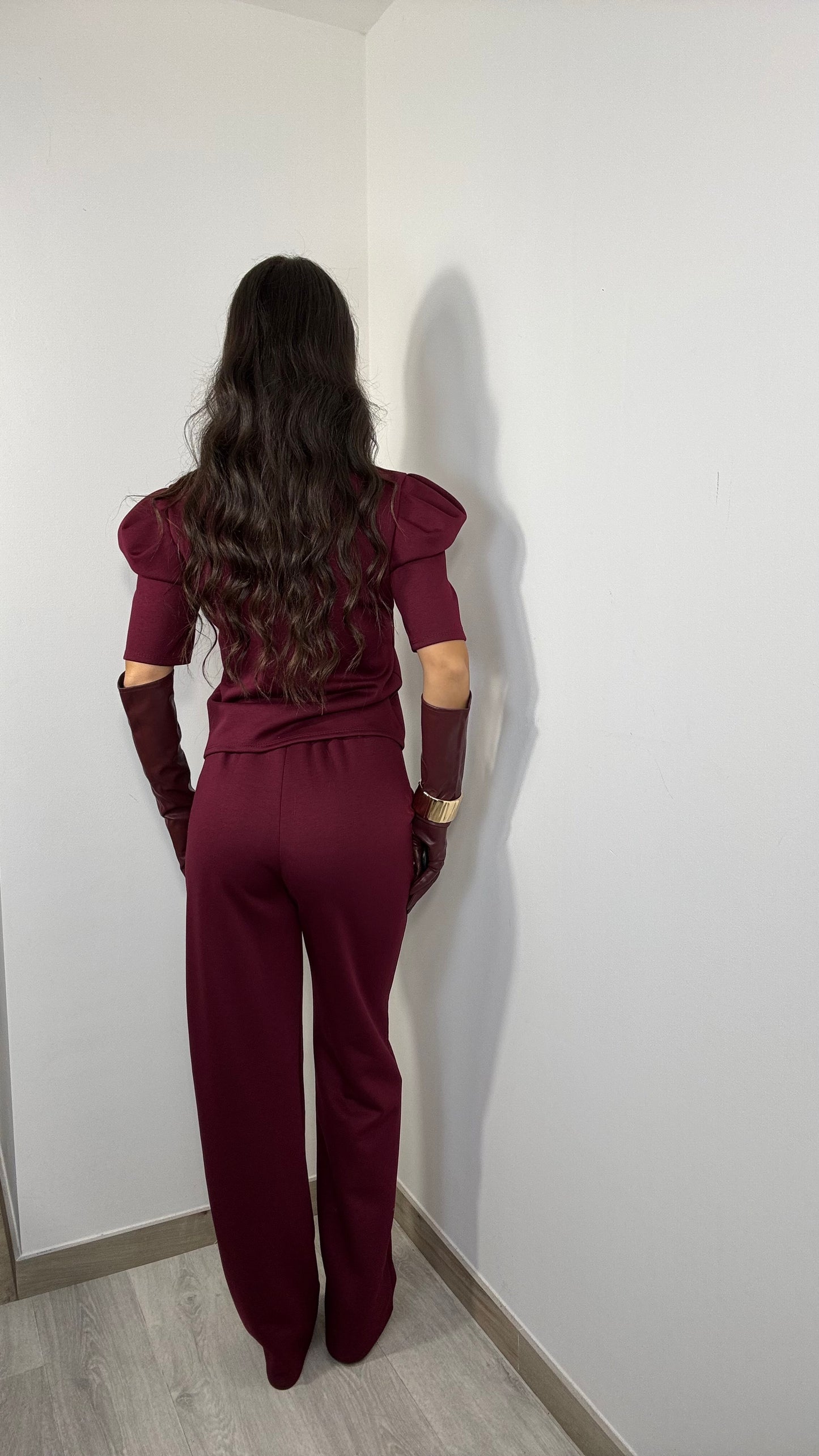 Coordinato bordeaux Susy