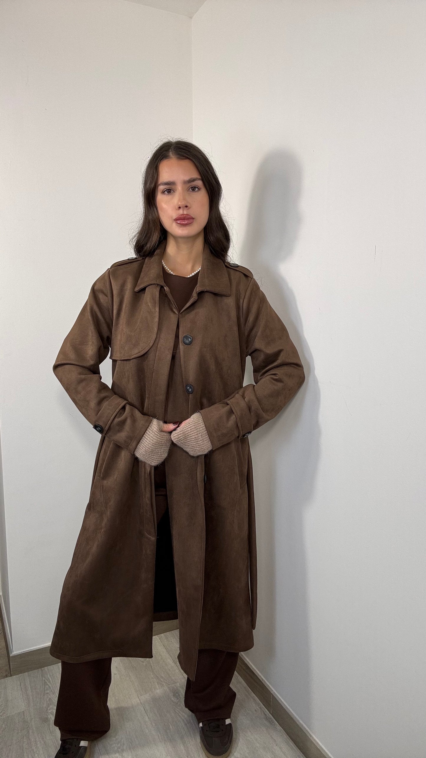 Trench camoscio Ara