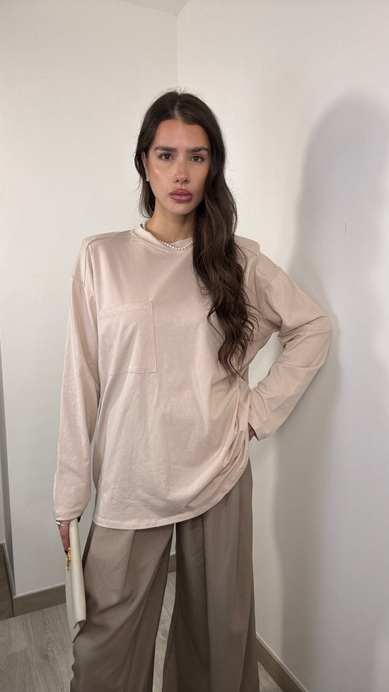 T-shirt lunga con spallina Eva