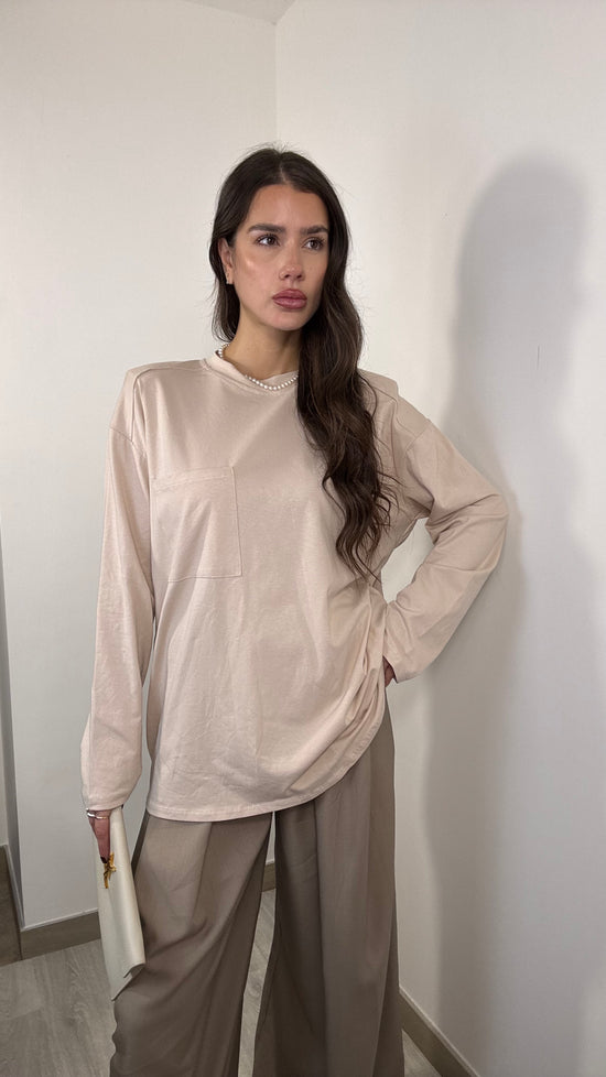 T-shirt lunga con spallina Eva