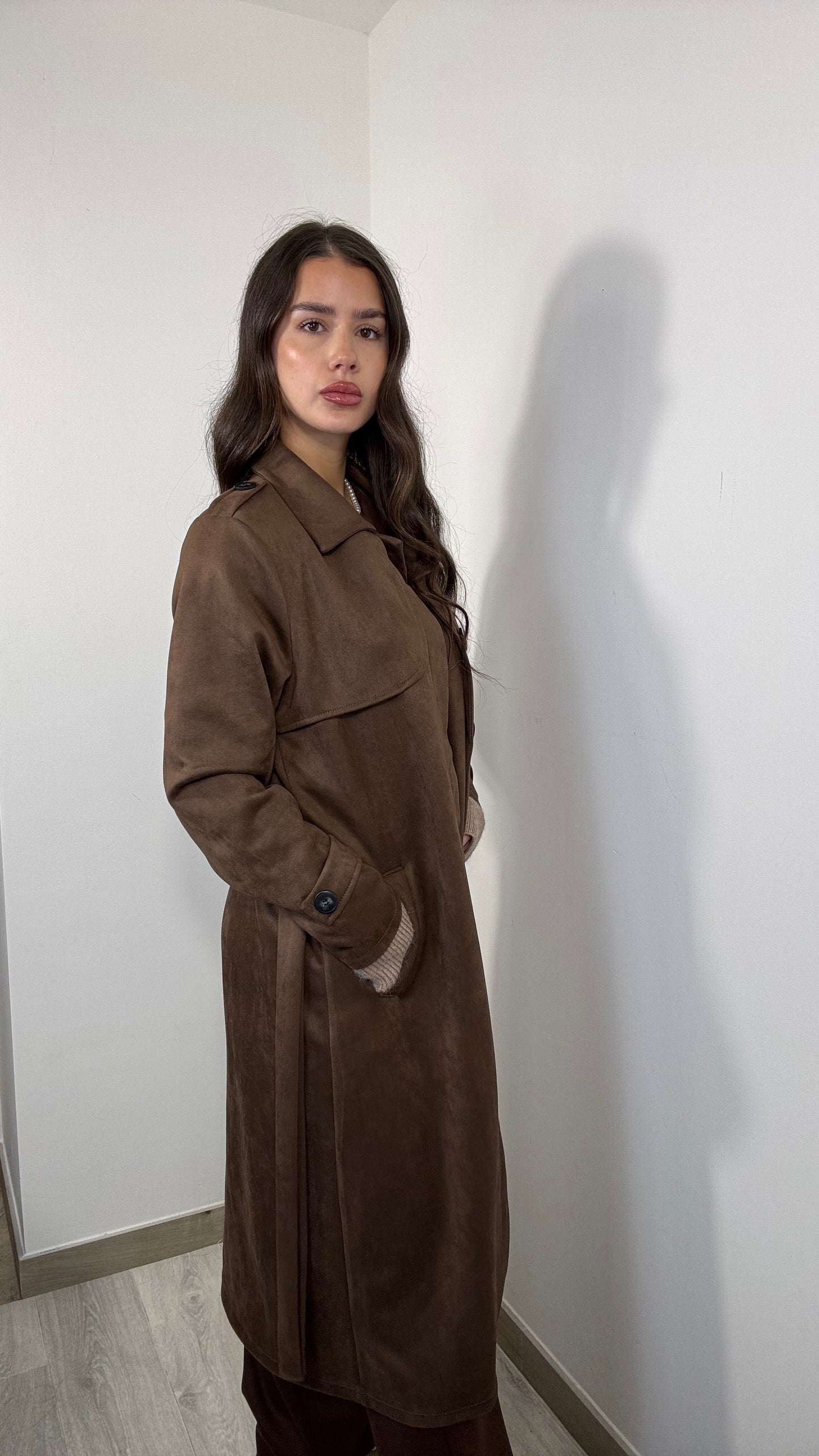 Trench camoscio Ara
