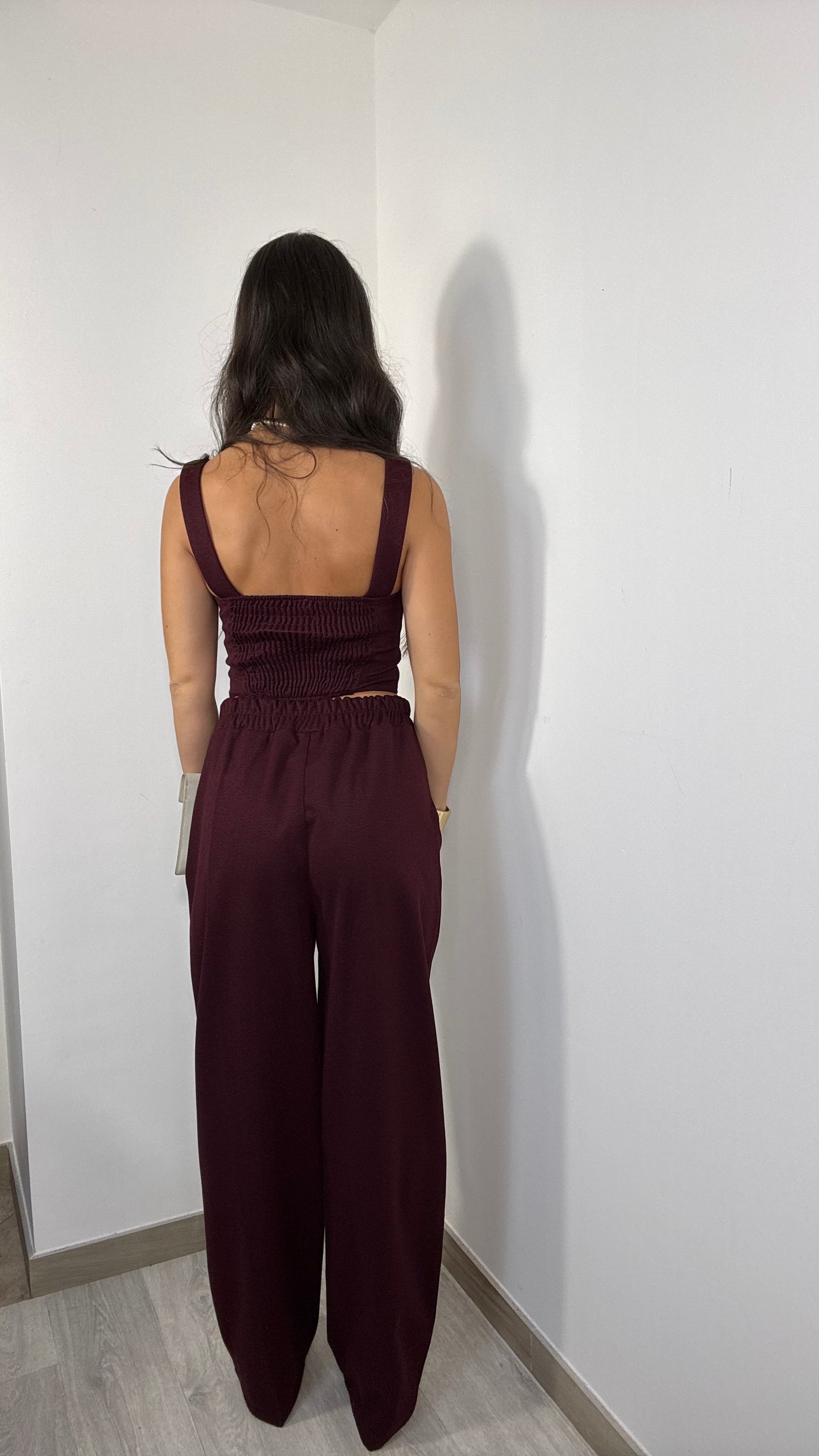 Coordinato Favola 3 pezzi Bordeaux