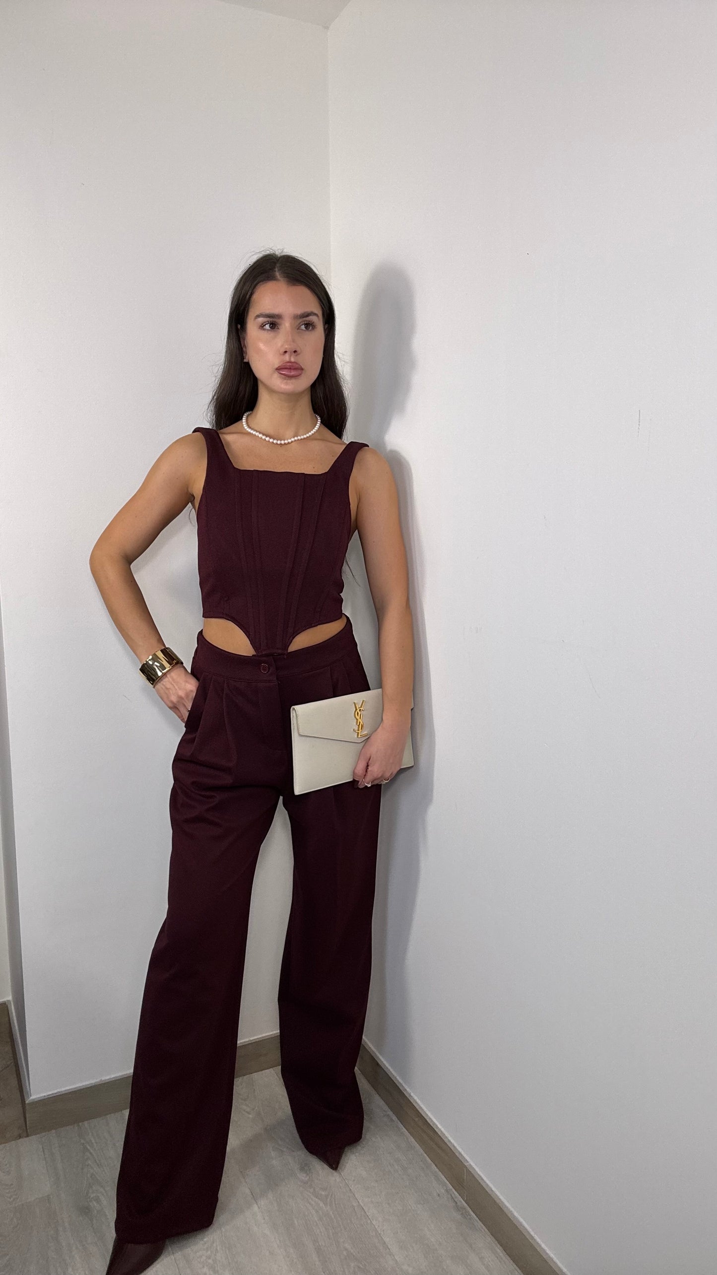 Coordinato Favola 3 pezzi Bordeaux