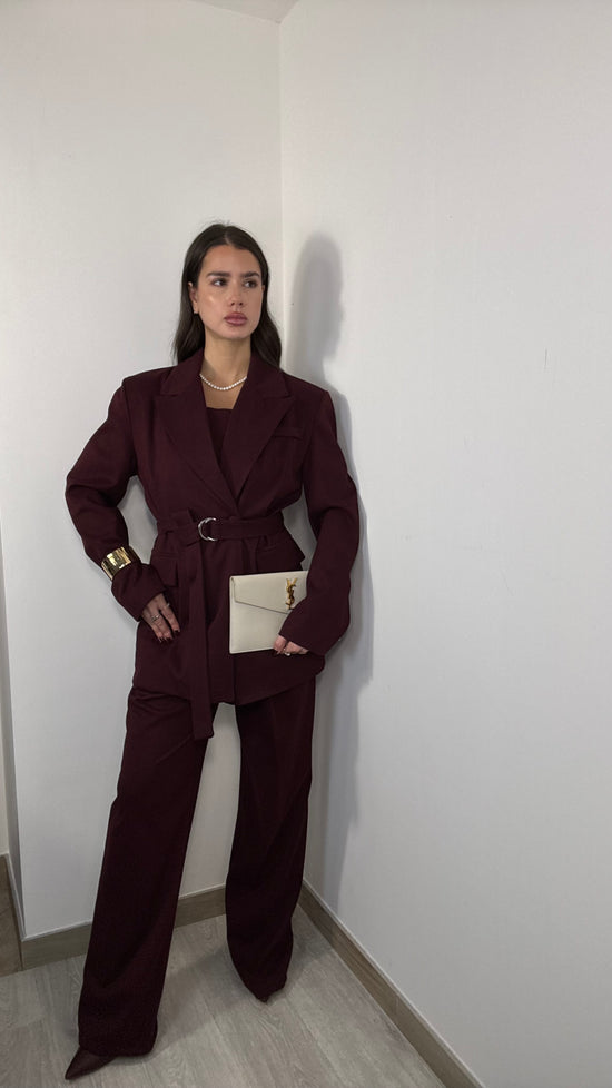 Coordinato Favola 3 pezzi Bordeaux