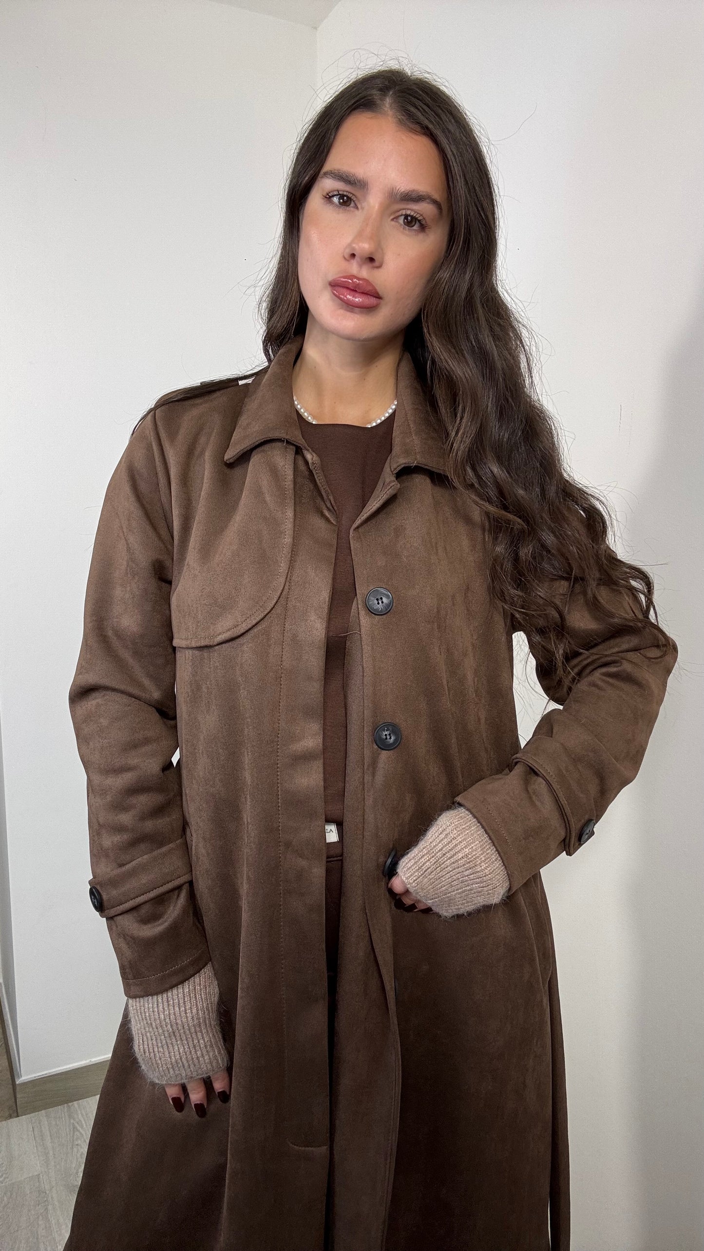 Trench camoscio Ara