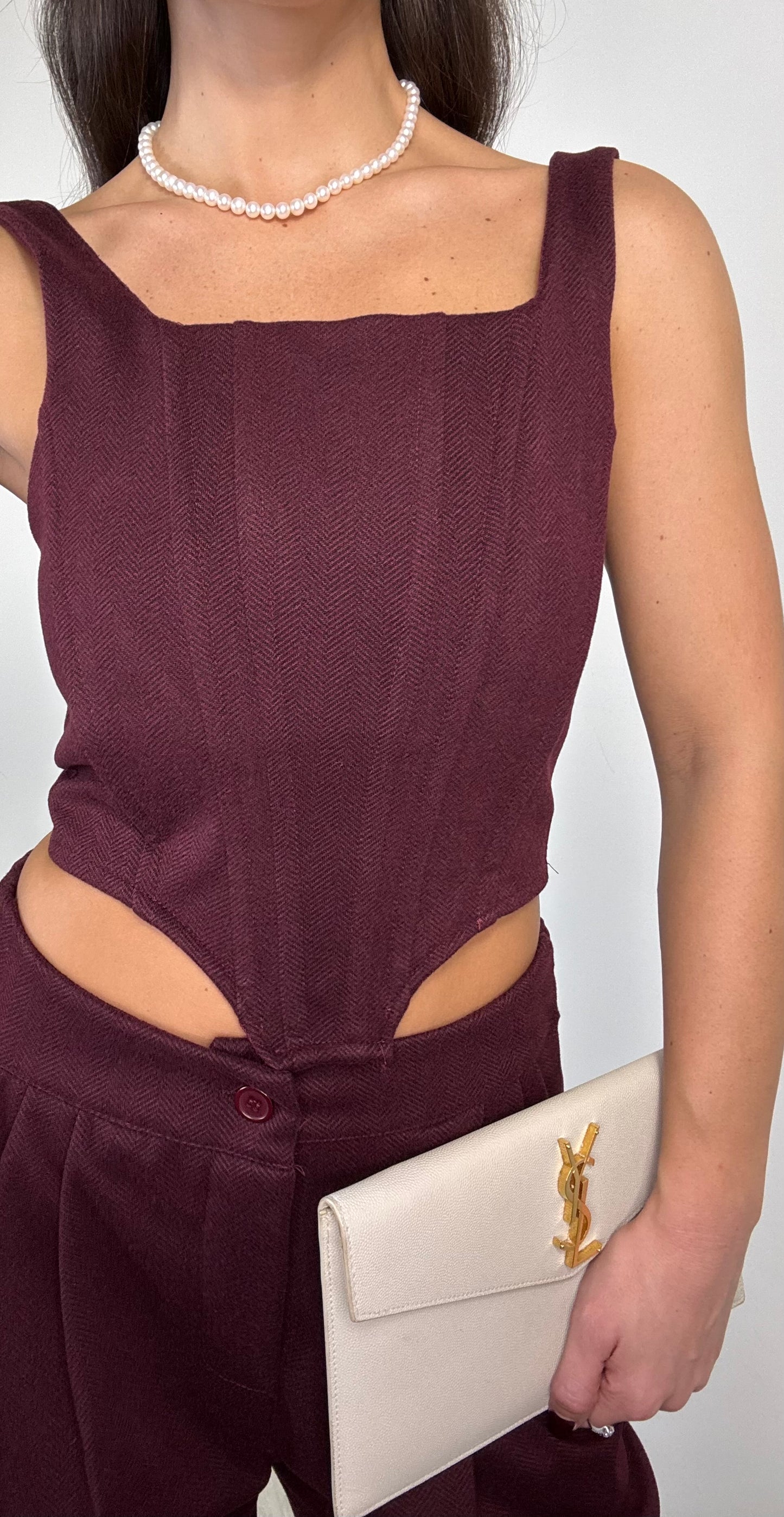 Coordinato Favola 3 pezzi Bordeaux