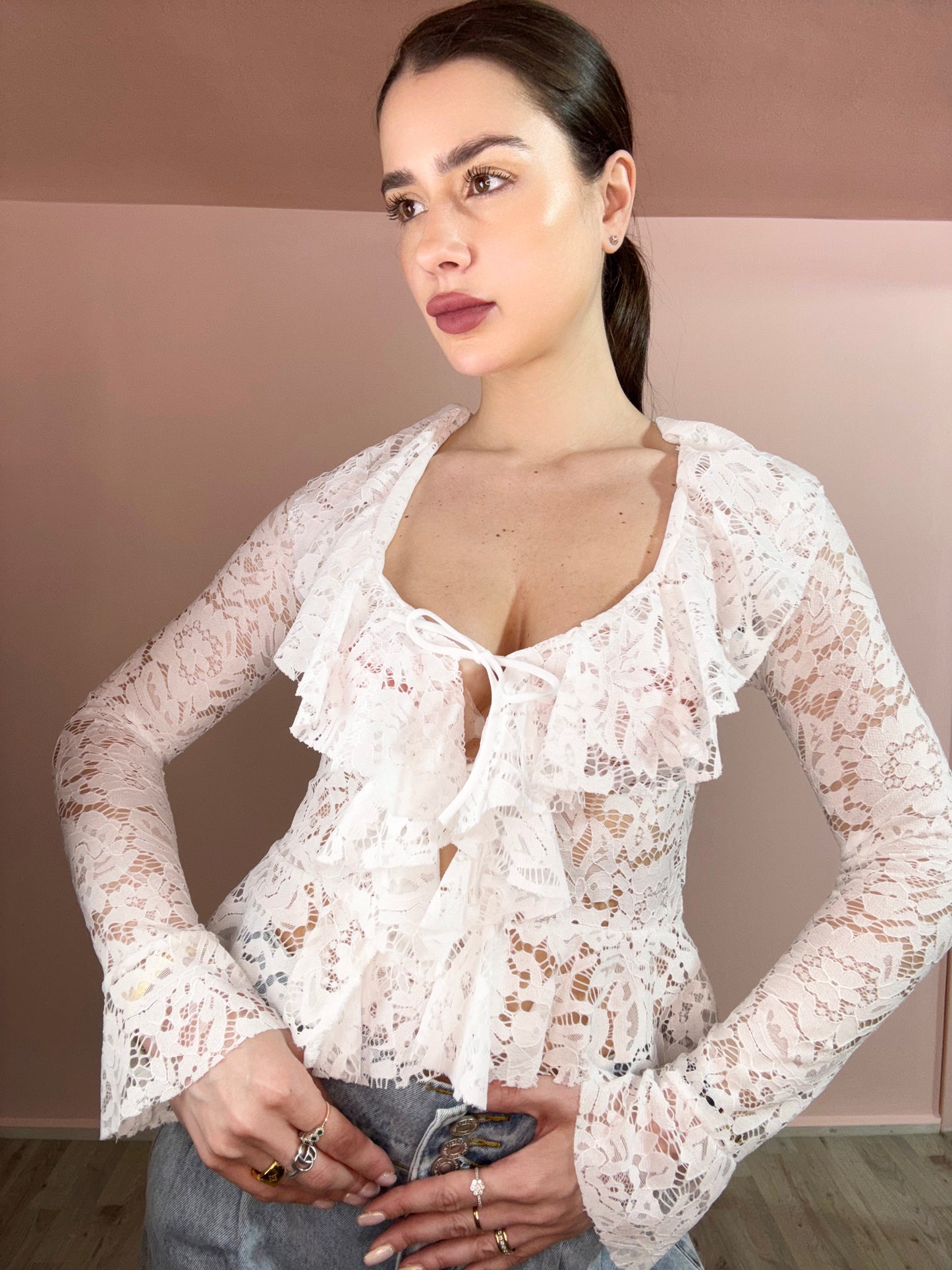 Blusa in pizzo Laura