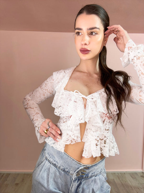 Blusa in pizzo Laura
