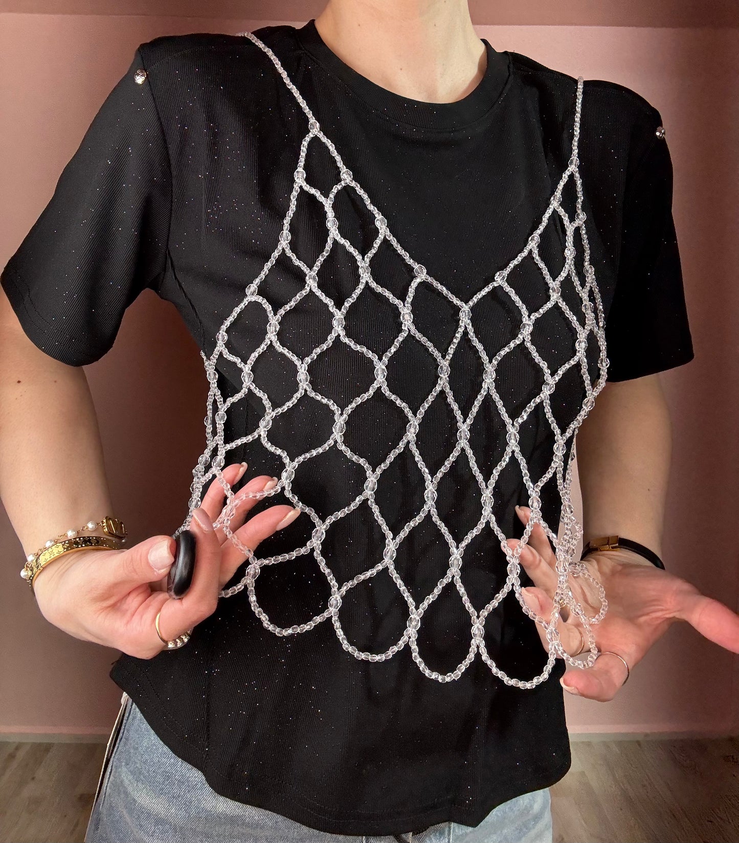 T-shirt brillantini