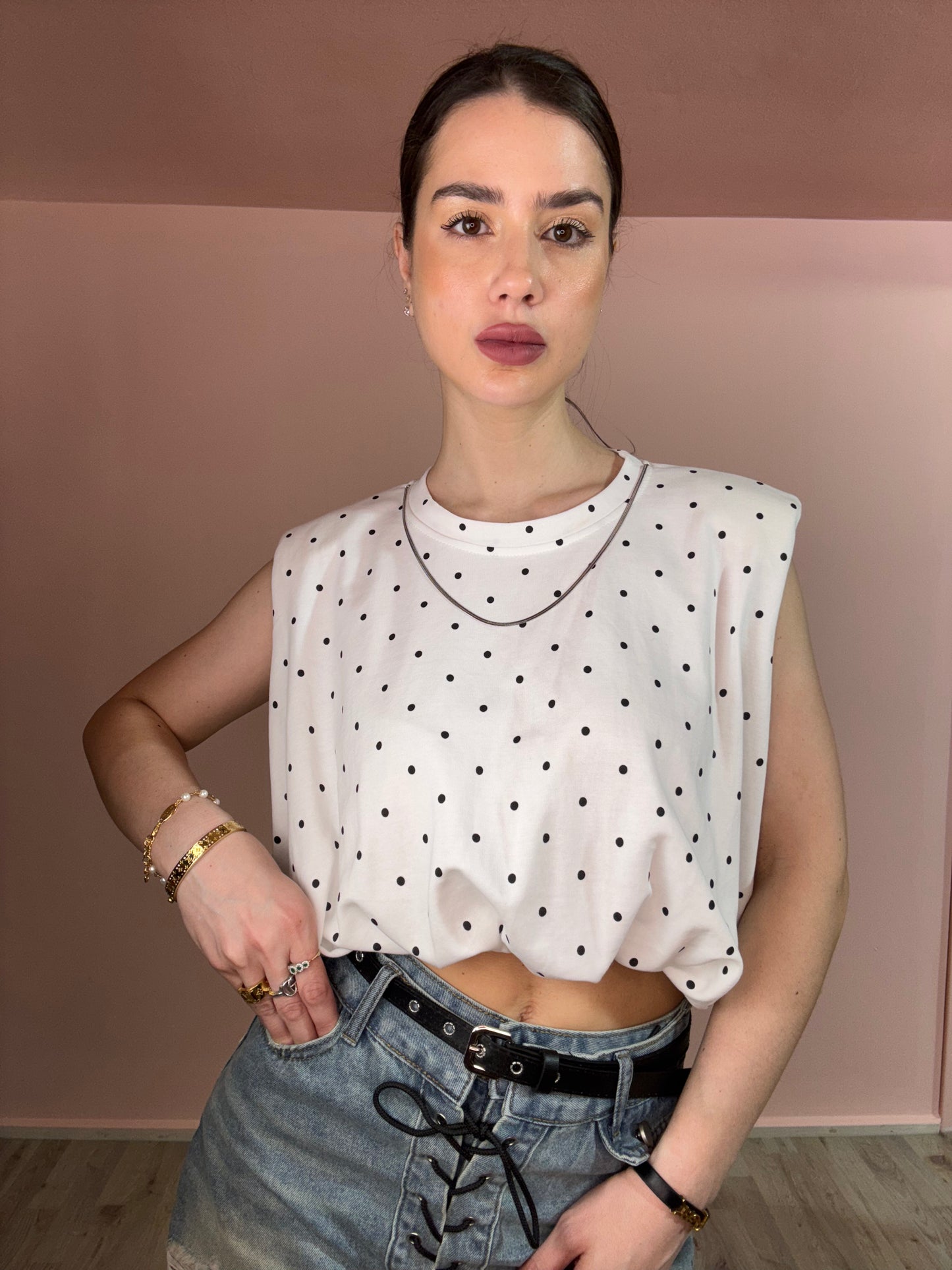 T-shirt pois