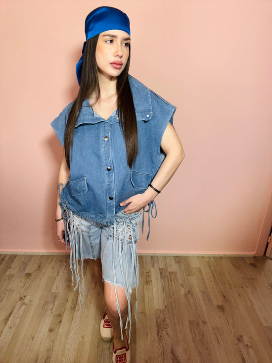 Gilet jeans Francesca