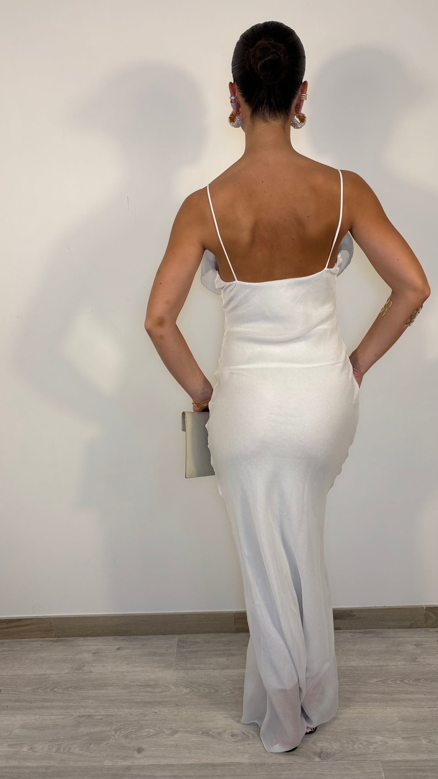 Vestito bianco lungo Any