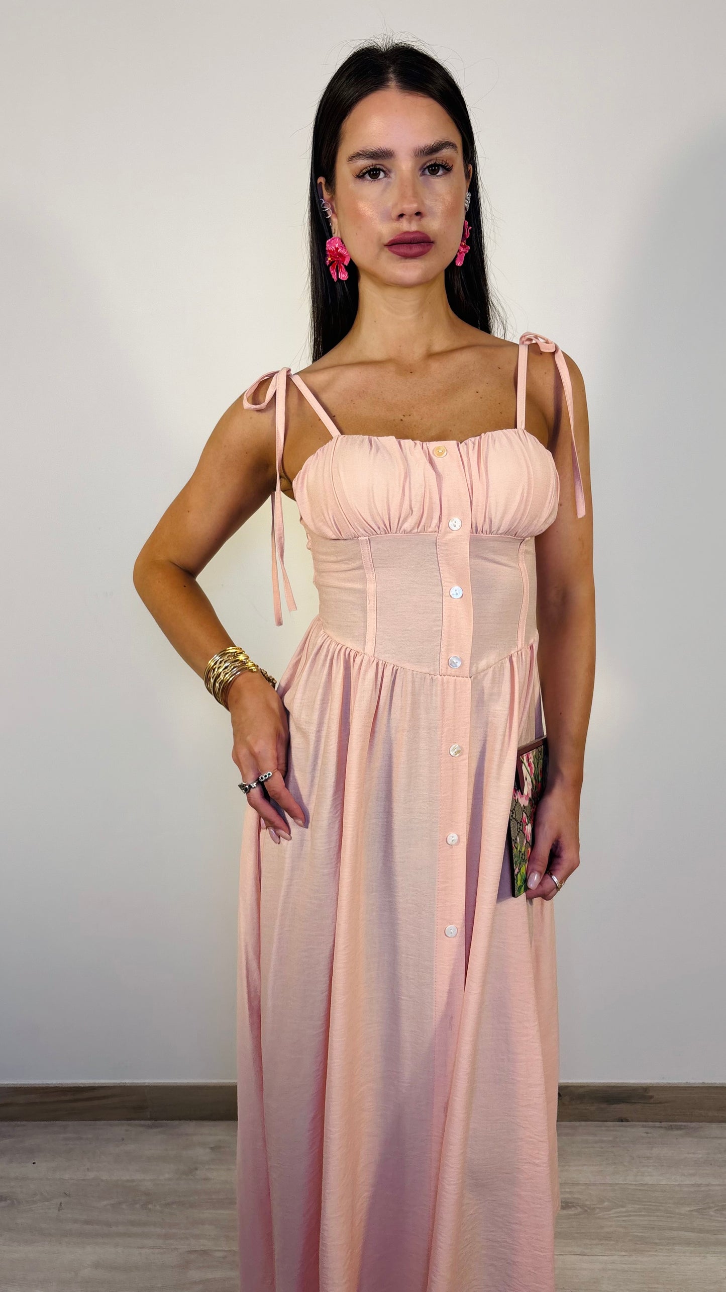 Vestito lungo Fiocco