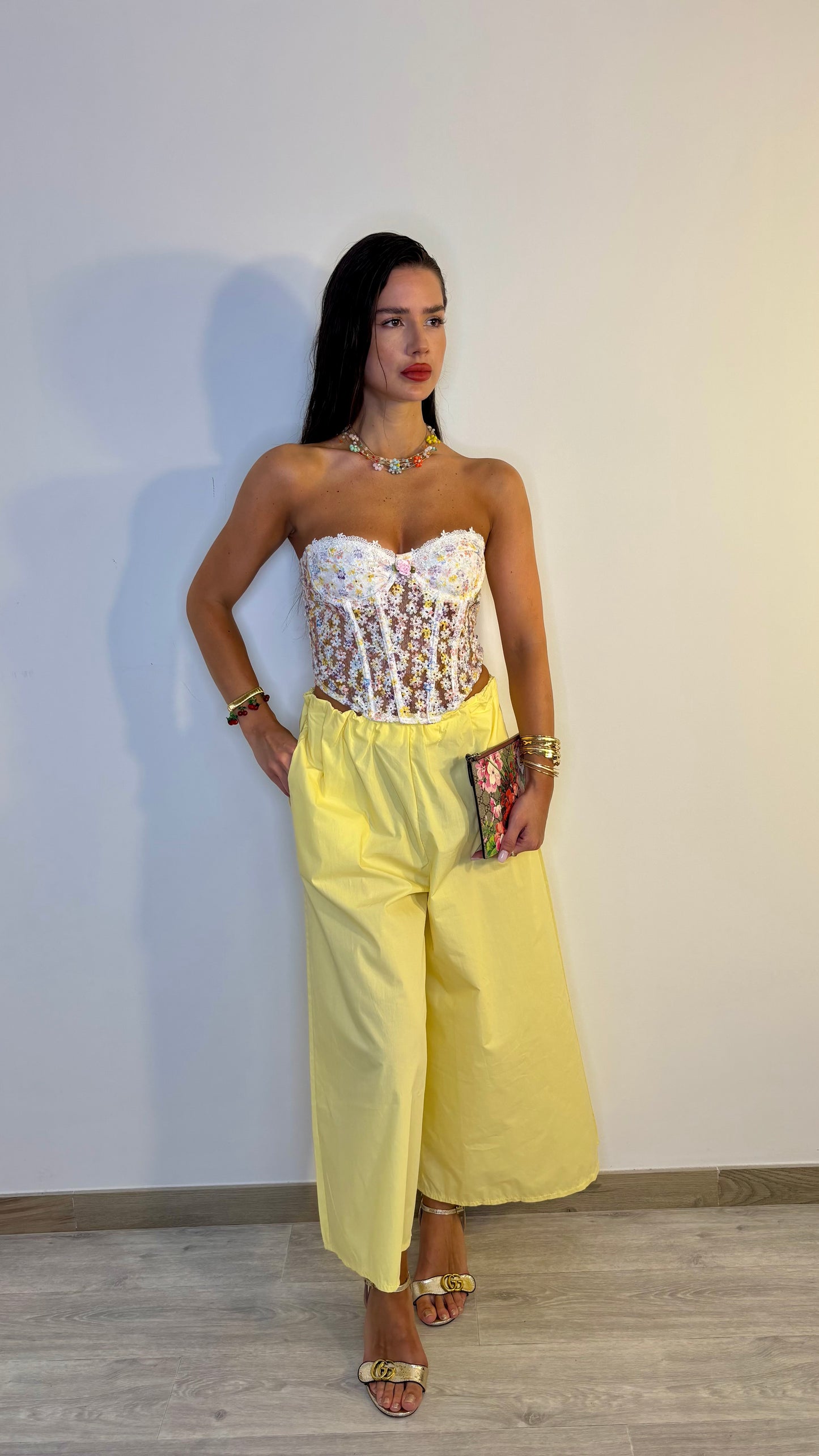 Pantalone giallo Iris