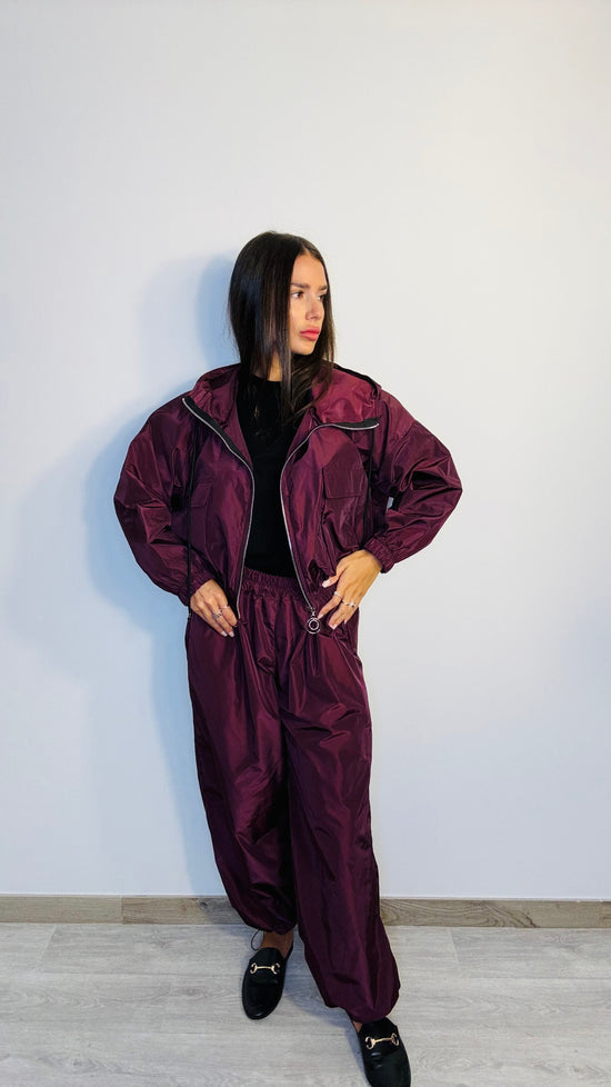 Coordinato Sporty bordeaux