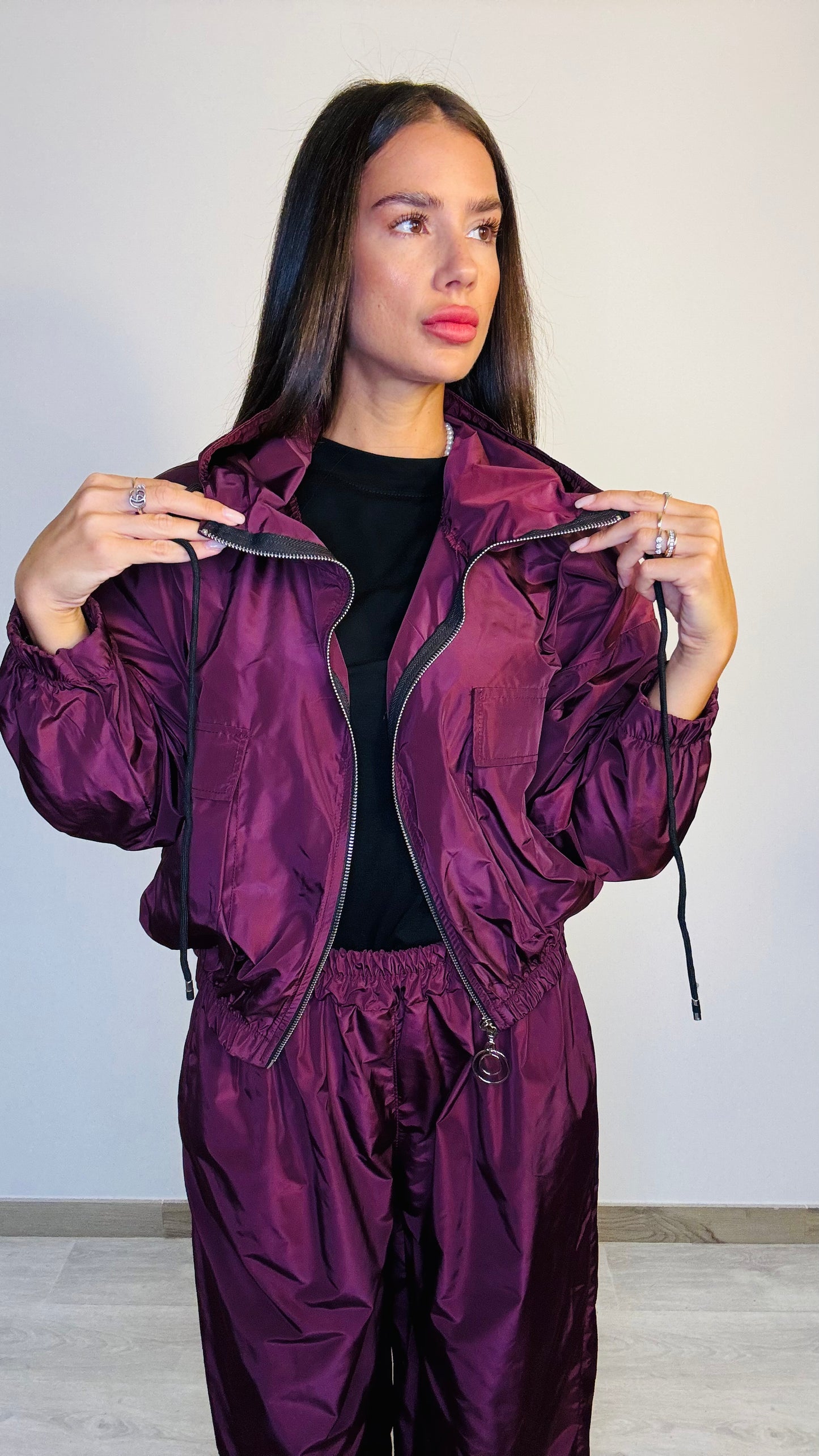 Coordinato Sporty bordeaux