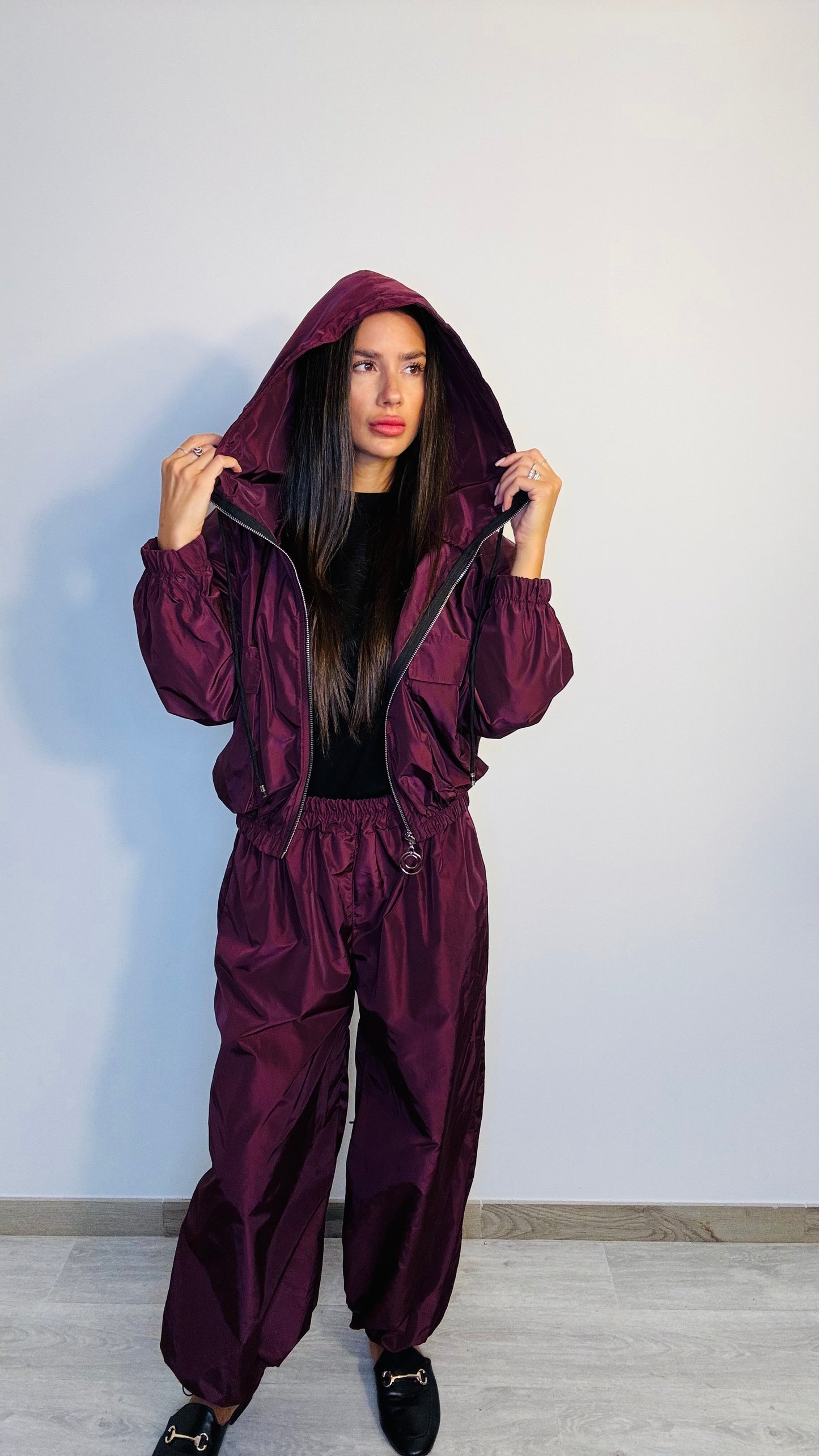 Coordinato Sporty bordeaux