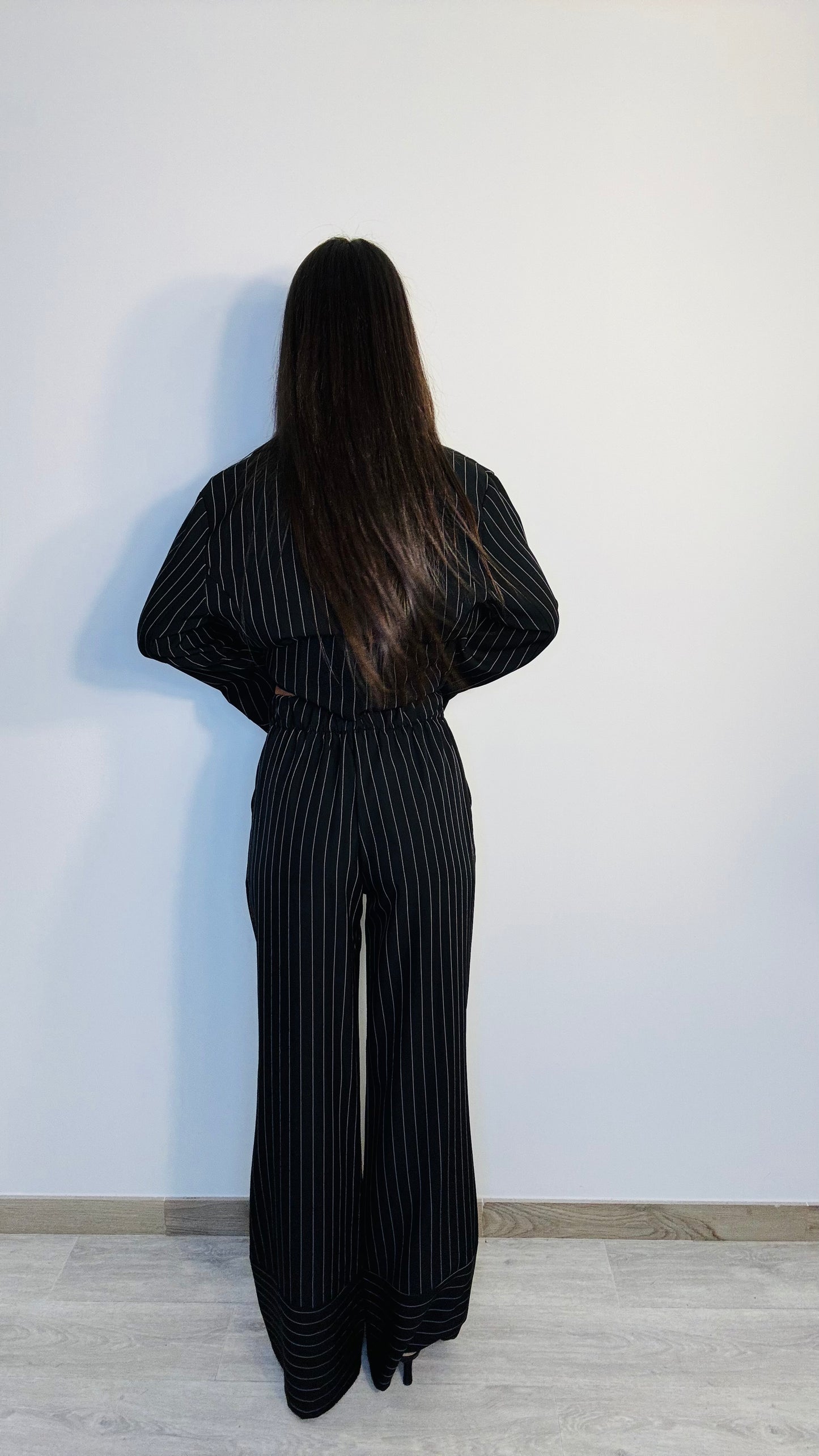 Tailleur Nero gessato Ara
