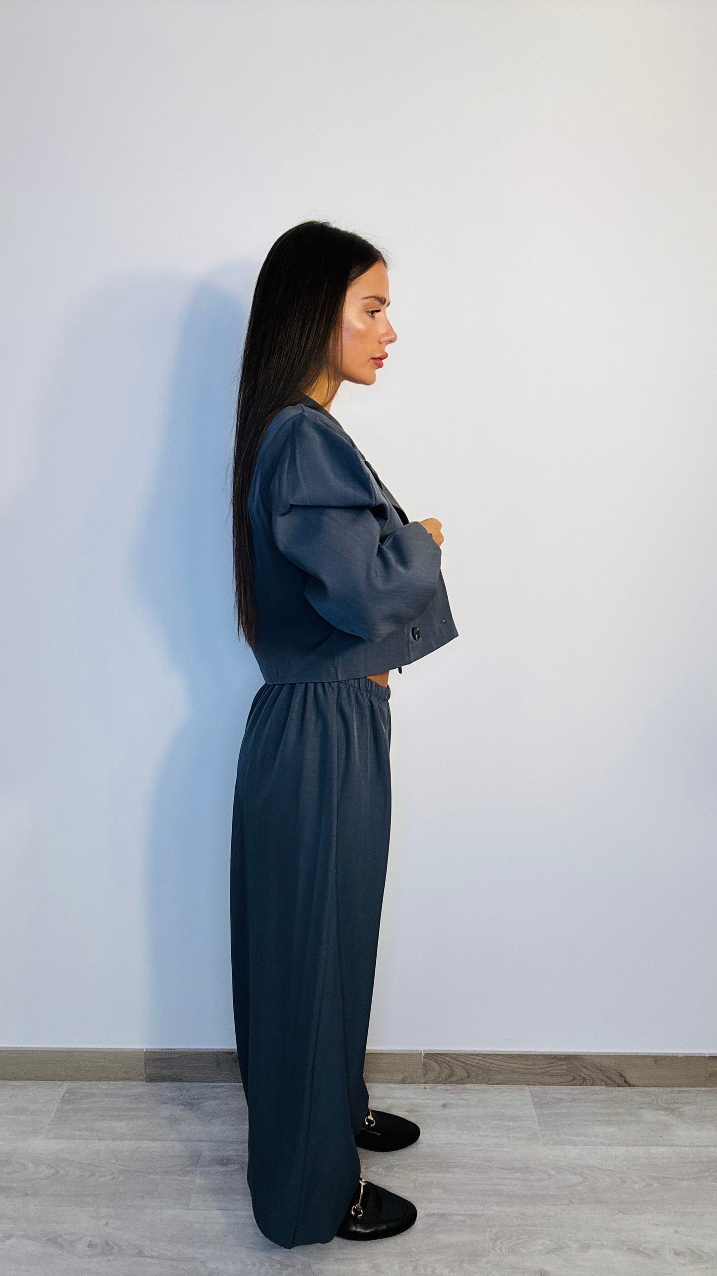 Tailleur grigio Onda
