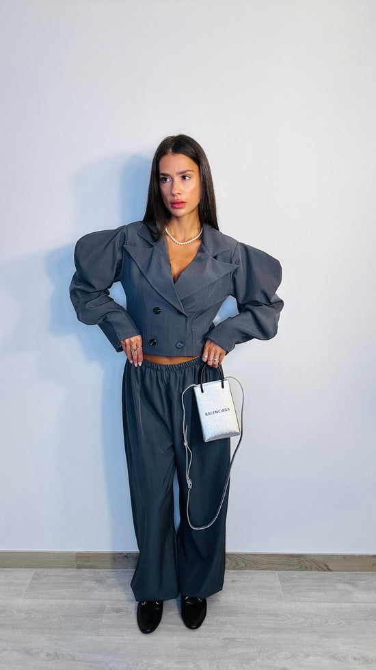 Tailleur grigio Onda