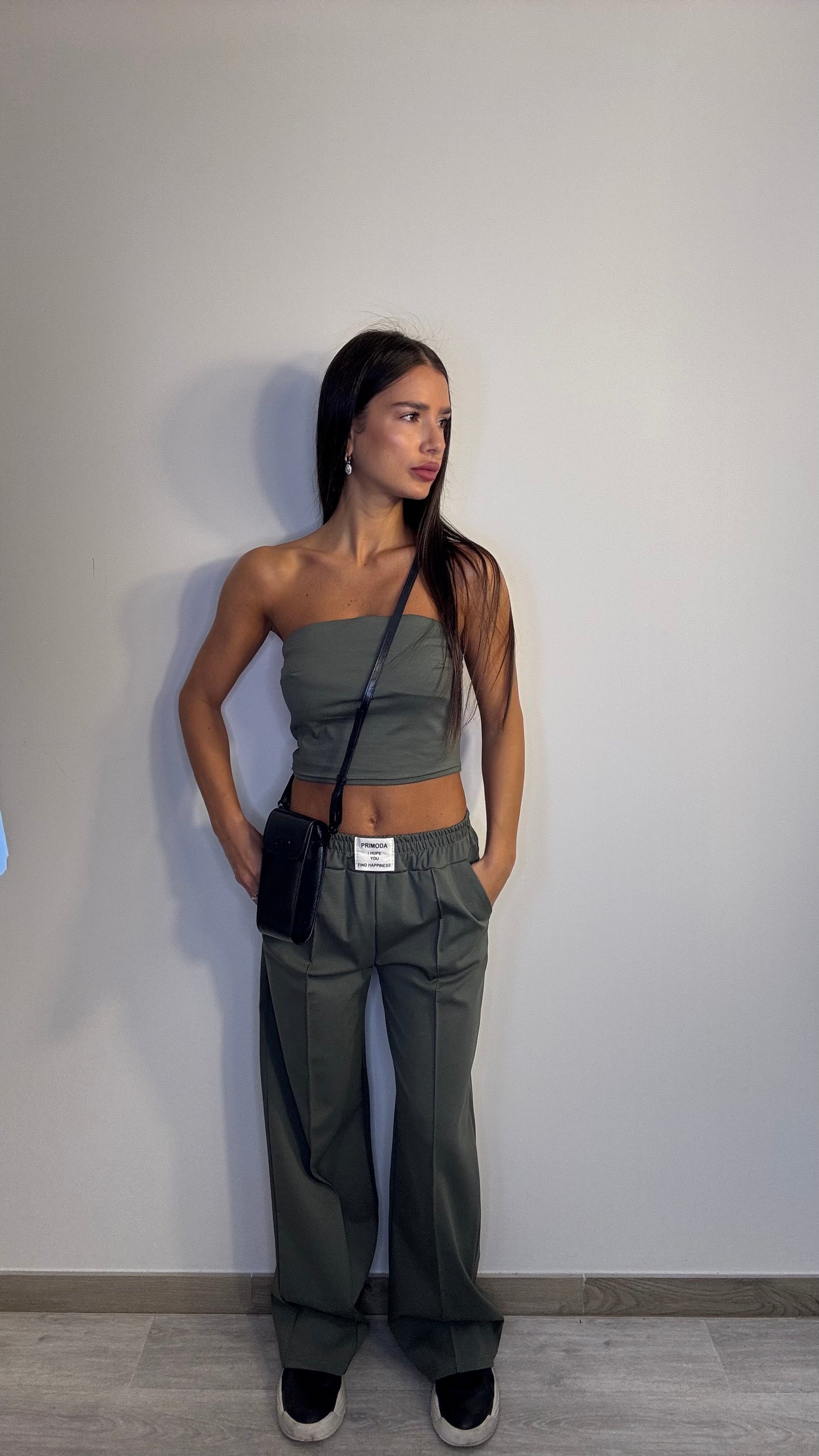Tuta Gym verde militare