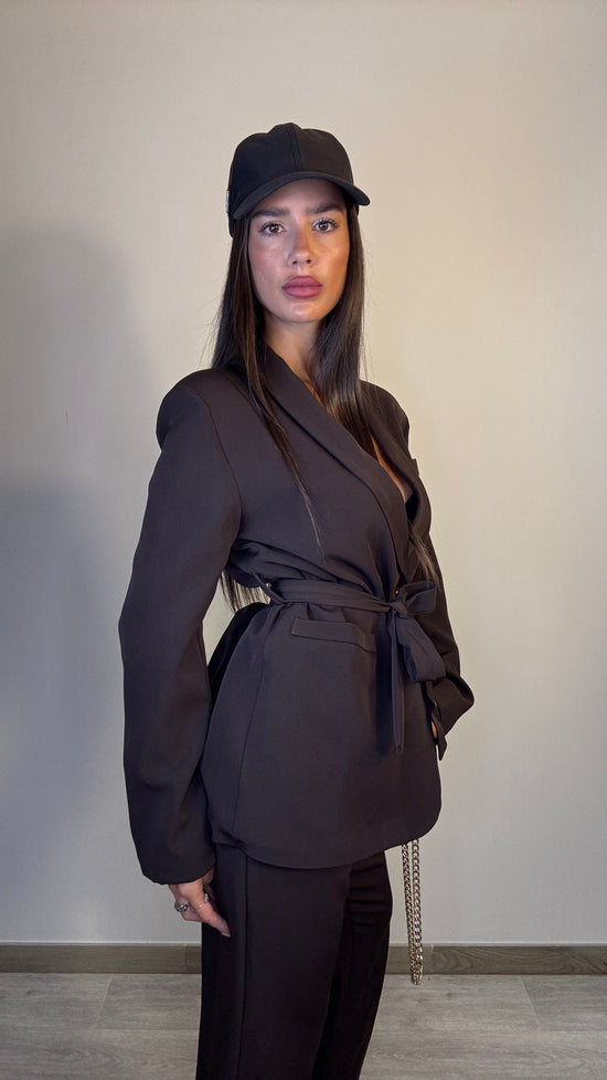 Tailleur marrone Office