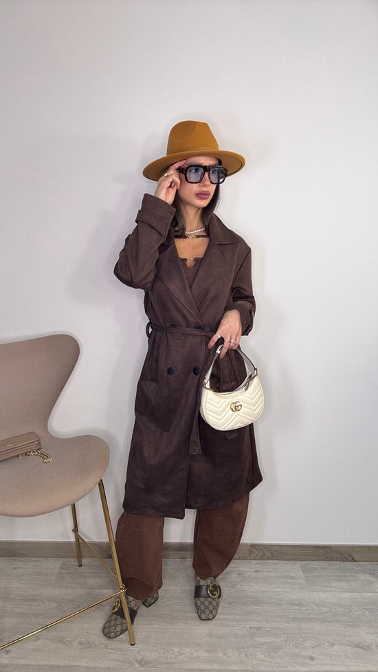 Trench marrone Mary