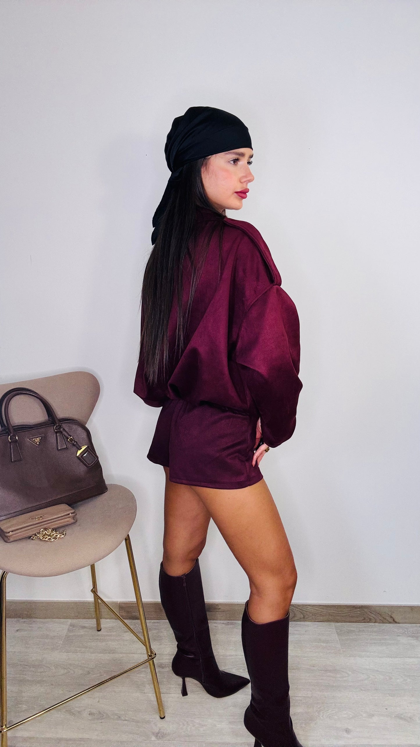 Shorts eco camoscio Eva