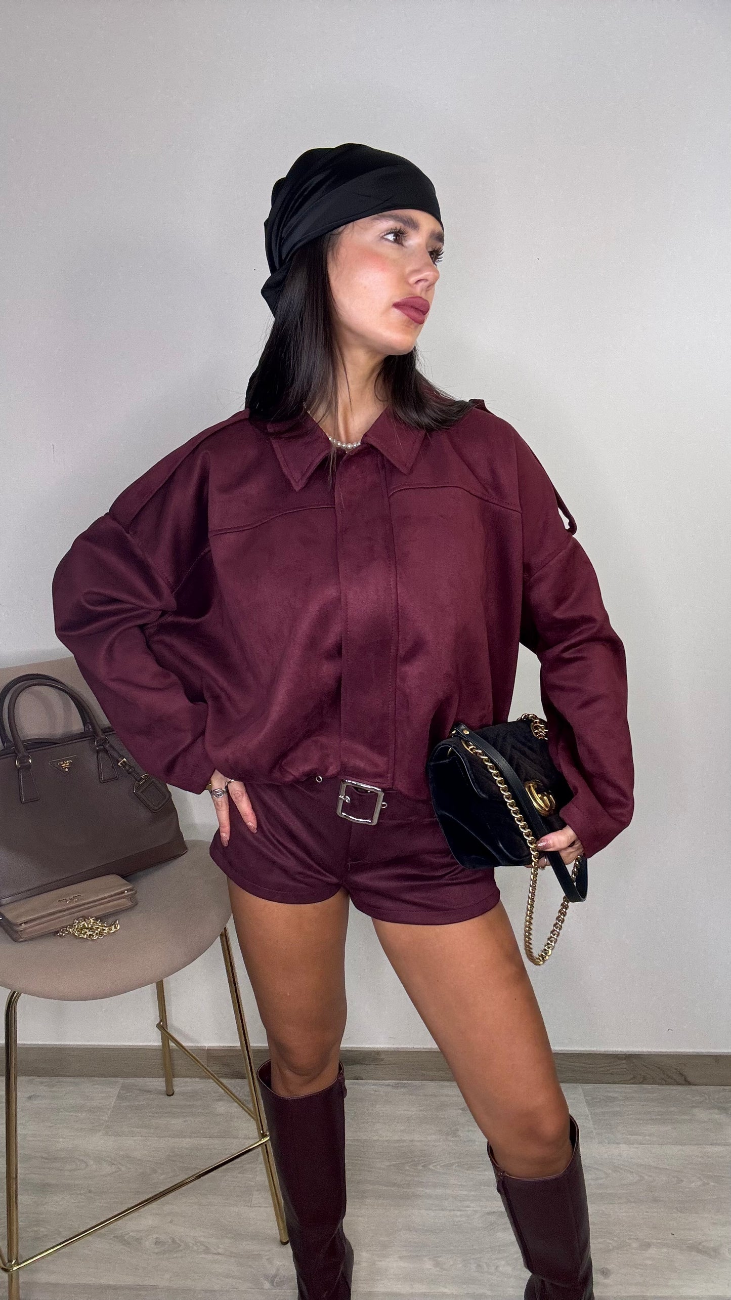 Bomber bordeaux Stella