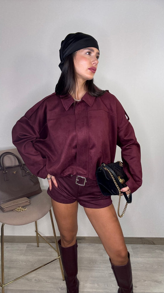 Bomber bordeaux Stella
