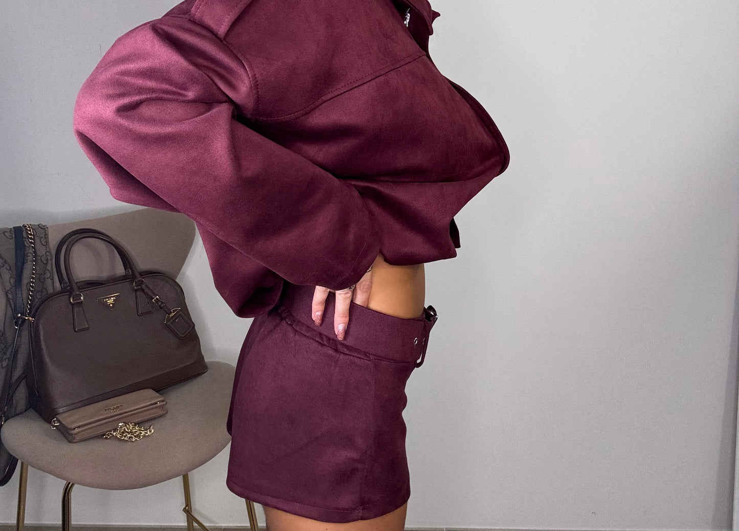 Shorts eco camoscio Eva