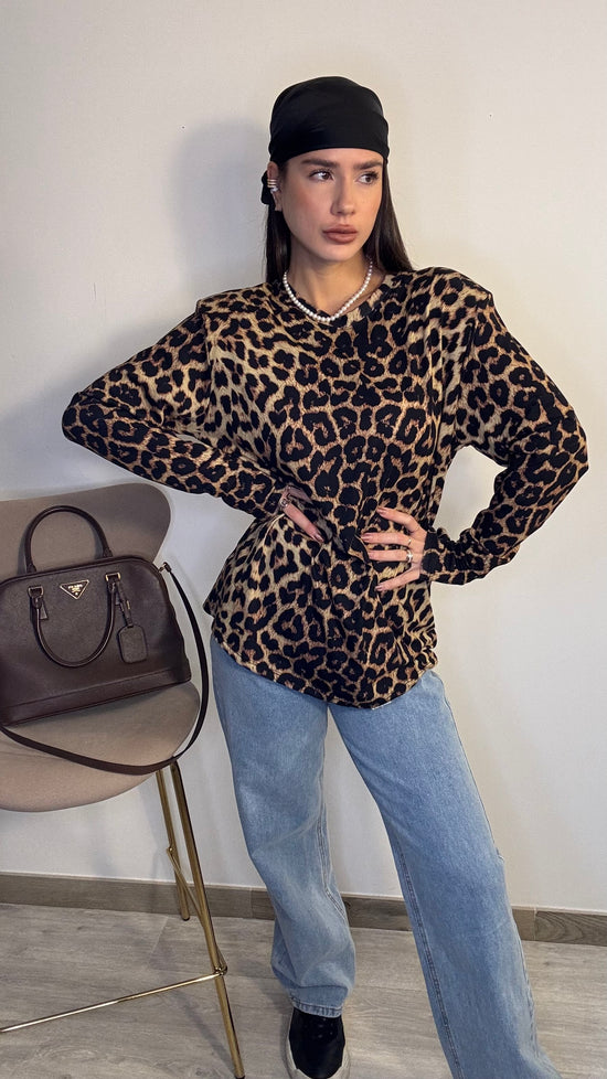 T-SHIRT LEOPARD