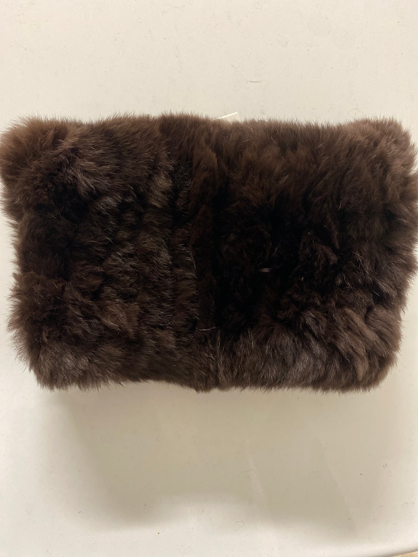 Fascia marrone eco pelliccia